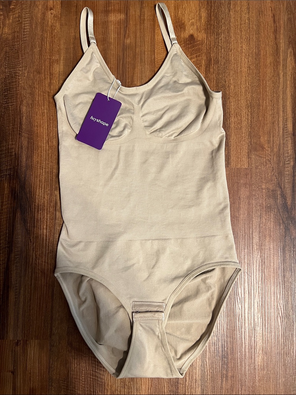 Heyshape Women's Tan Shapewear Bodysuit